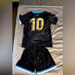 Uniforme de Messi para niños size jss